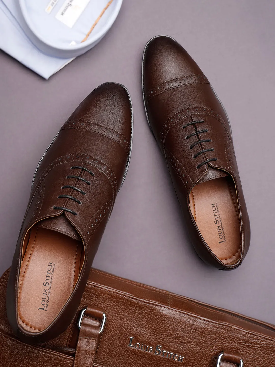 Men's Oxford Style Comfortable Formal Laceup Shoes