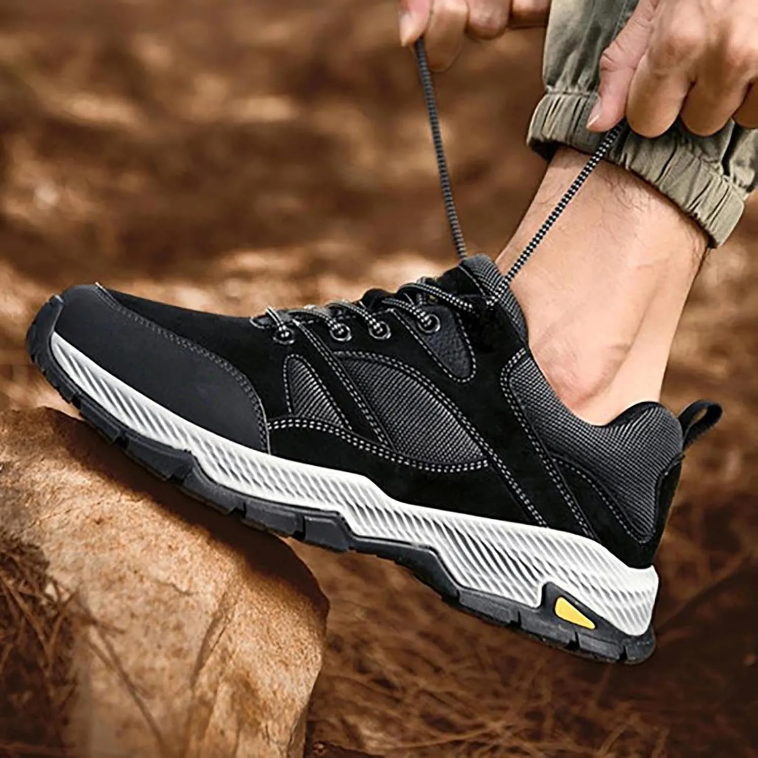 Mens Running Shoes Fashion Lace Up Cushion Sneakers Tennis Walking Shoes Lightweight Athletic Gym Workout Sneaker