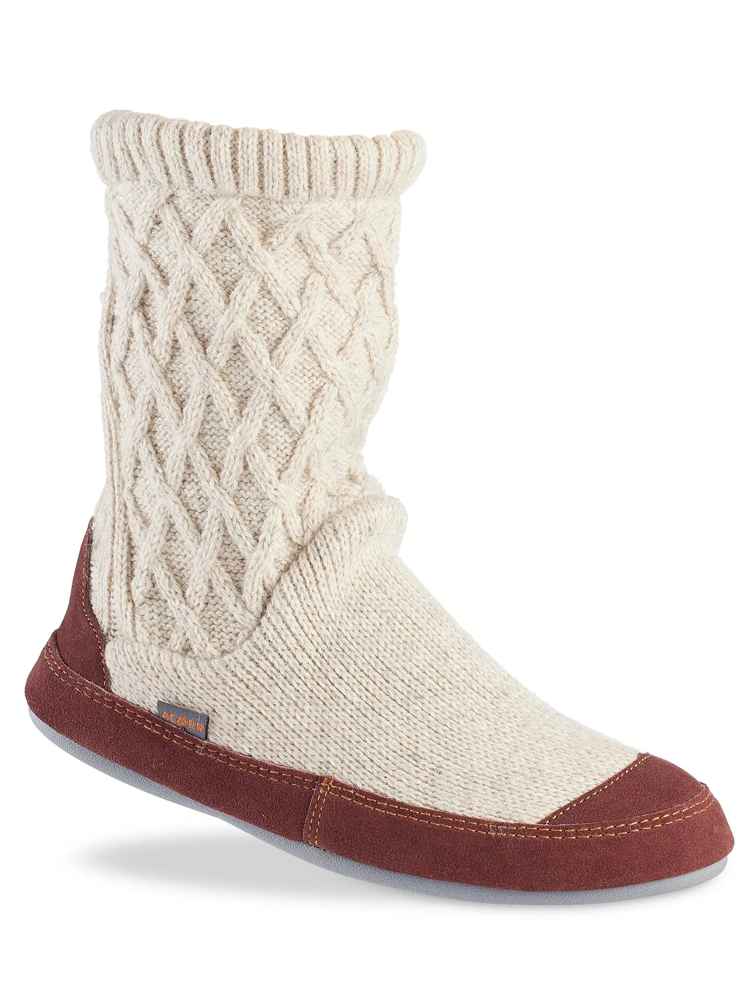 Men's Slouch Boot Slipper with Indoor/Outdoor Sole