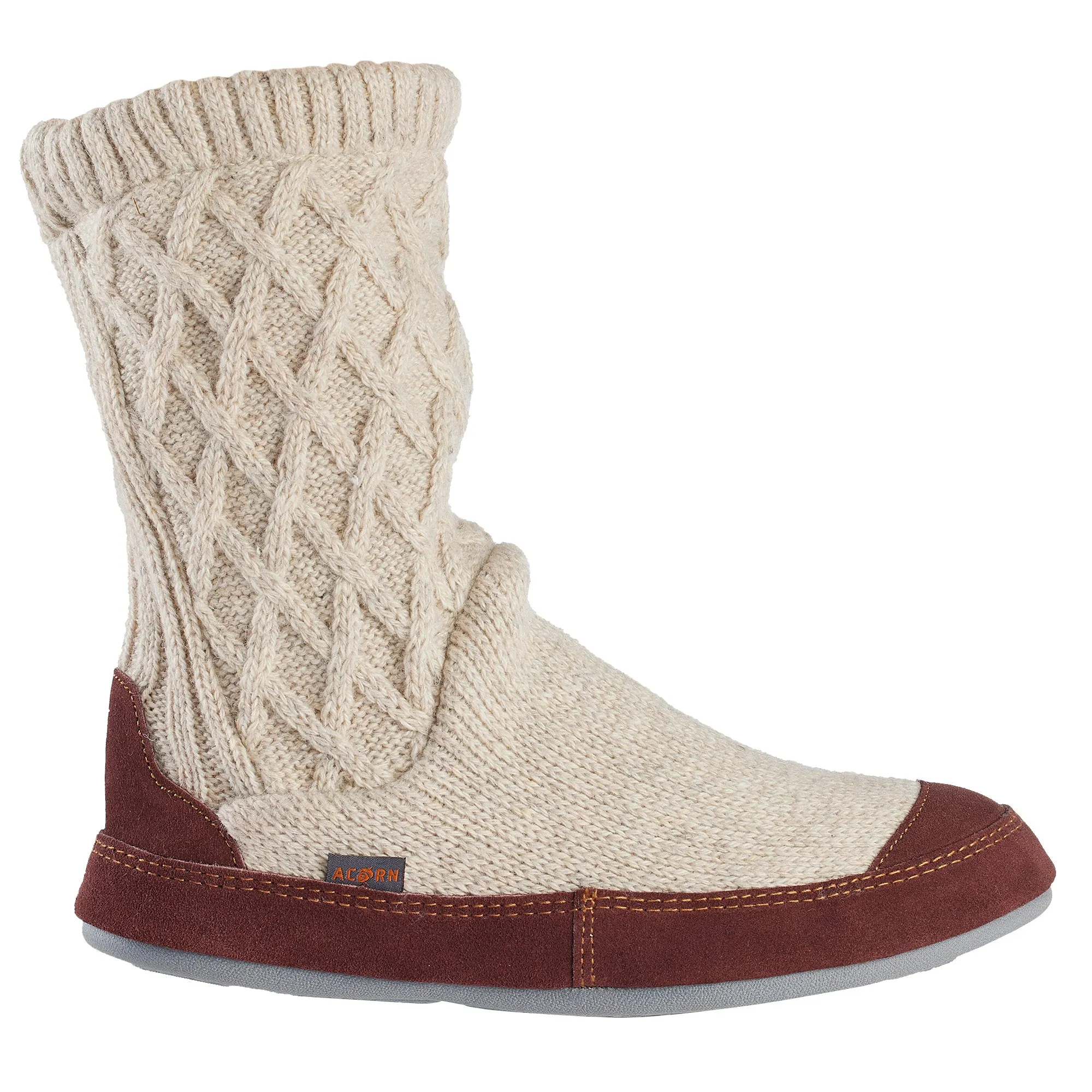 Men's Slouch Boot Slipper with Indoor/Outdoor Sole