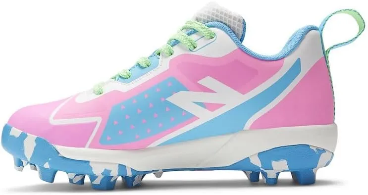 New Balance Unisex-Child Romero Duo V2 Rubber Molded Baseball Shoe