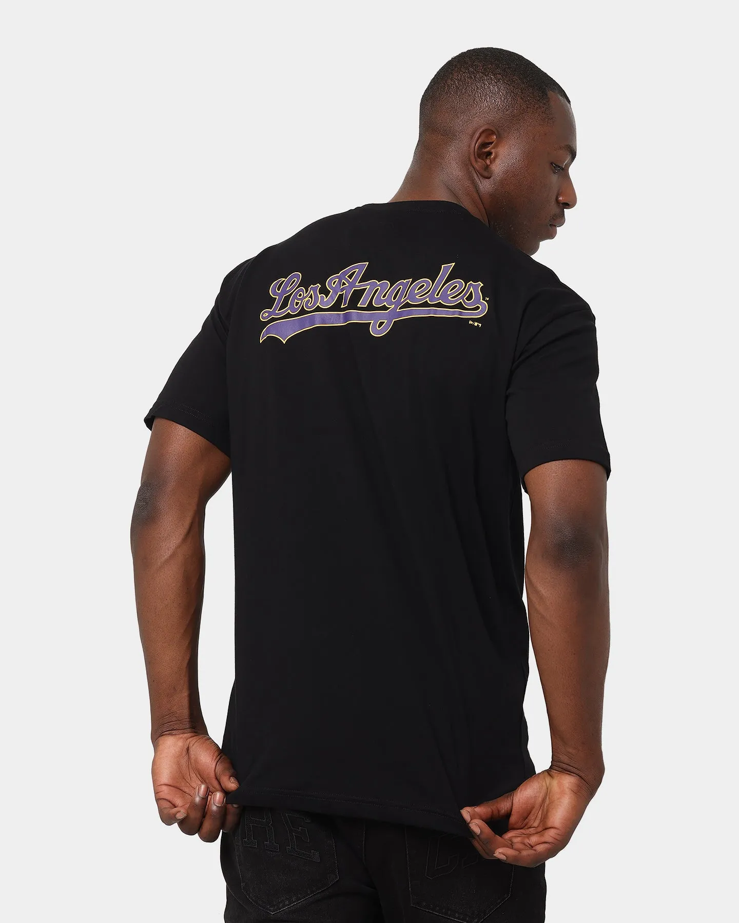 New Era Los Angeles Dodgers Oversized League Flip T-Shirt Black