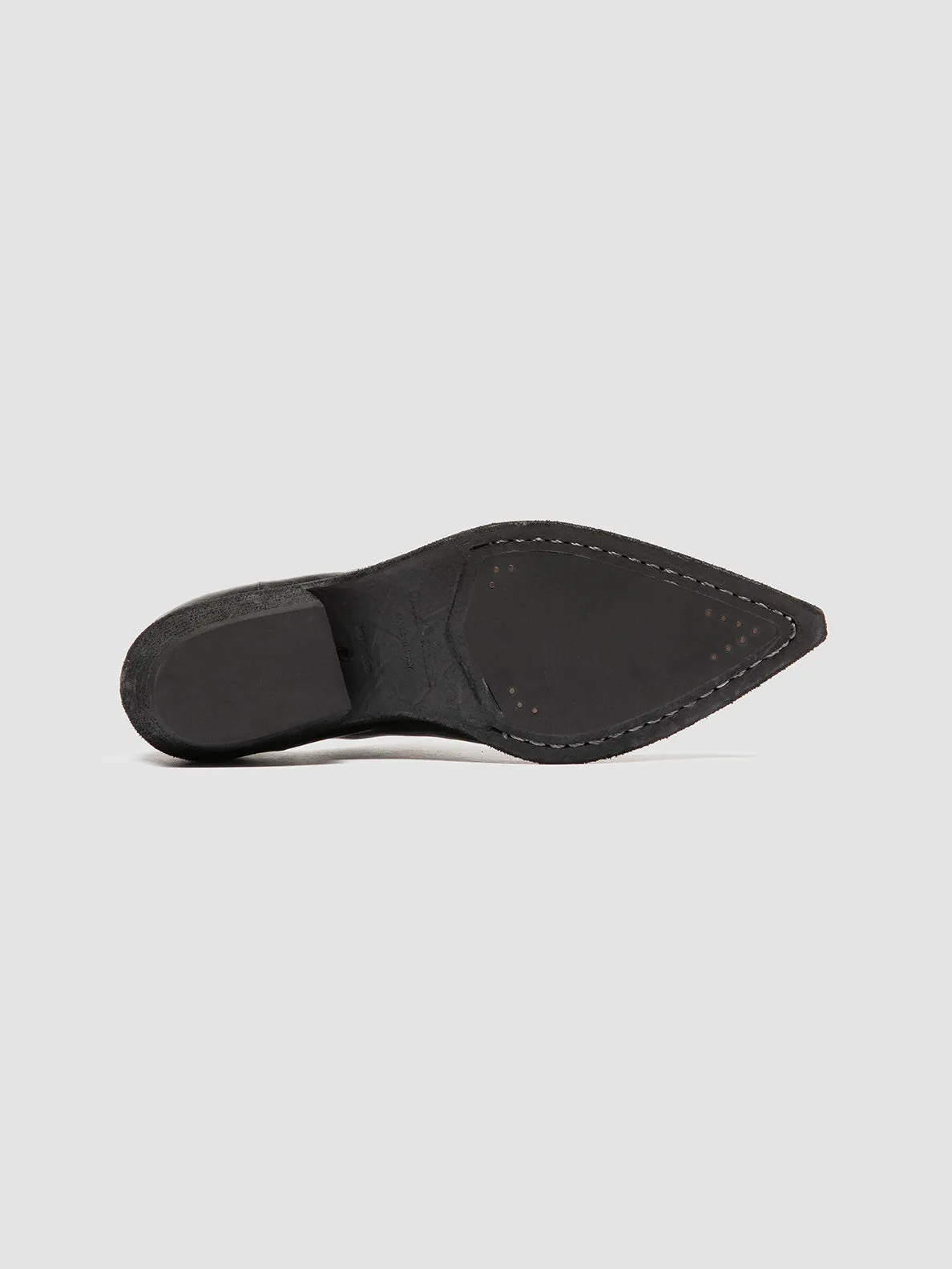 NOELIE DD 106 - Black Leather Zipped Boots