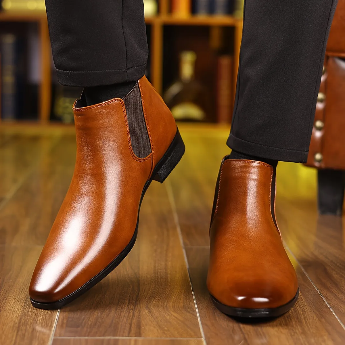 Non Slip Chelsea Boots For Men | Elegant Footwear