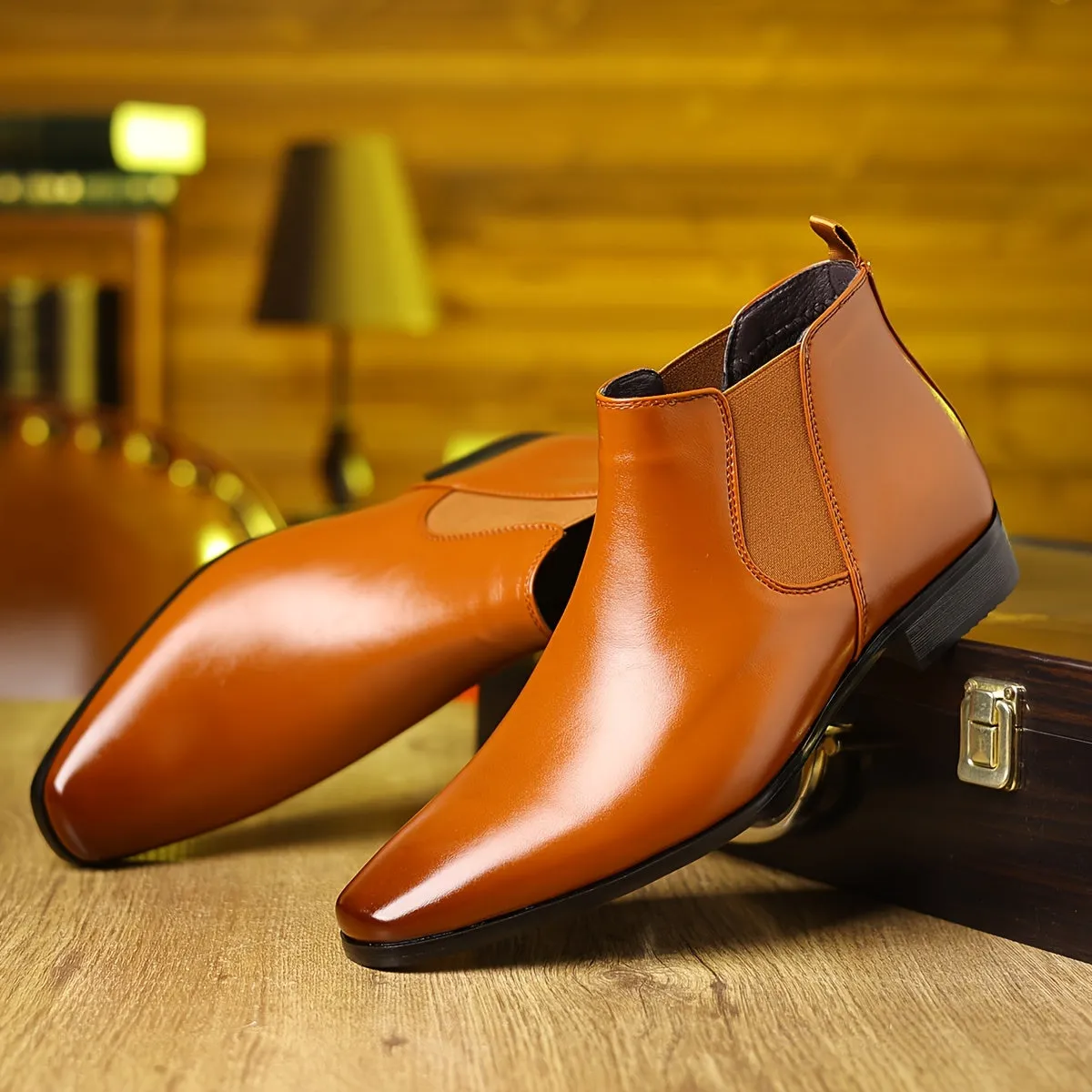 Non Slip Chelsea Boots For Men | Elegant Footwear
