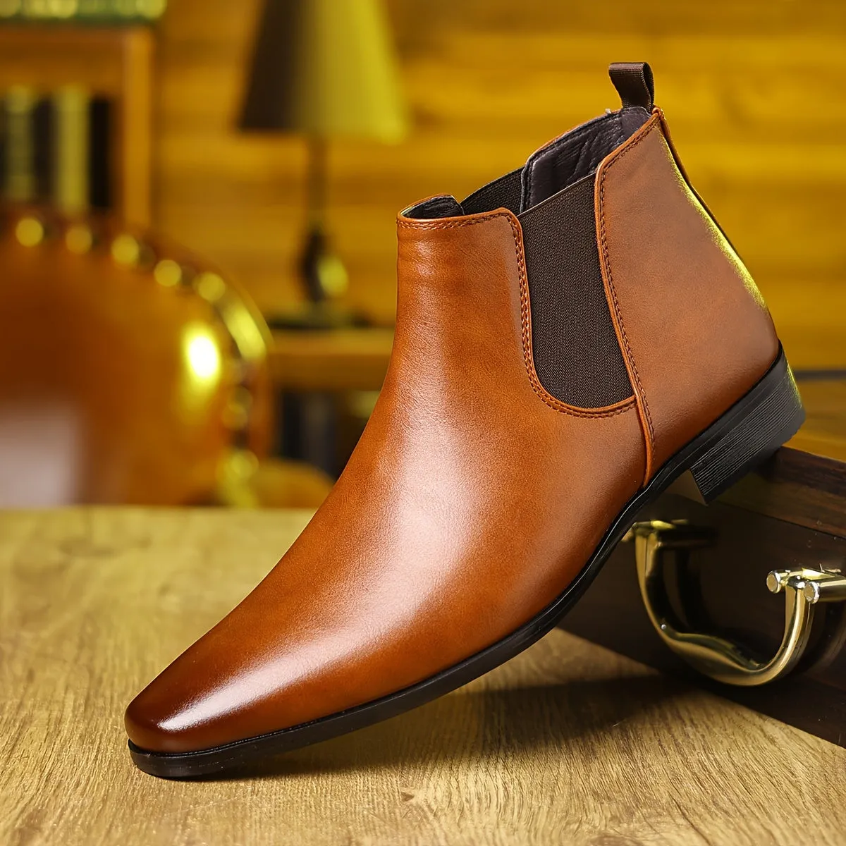 Non Slip Chelsea Boots For Men | Elegant Footwear