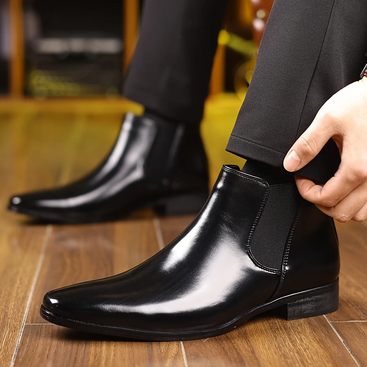 Non Slip Chelsea Boots For Men | Elegant Footwear