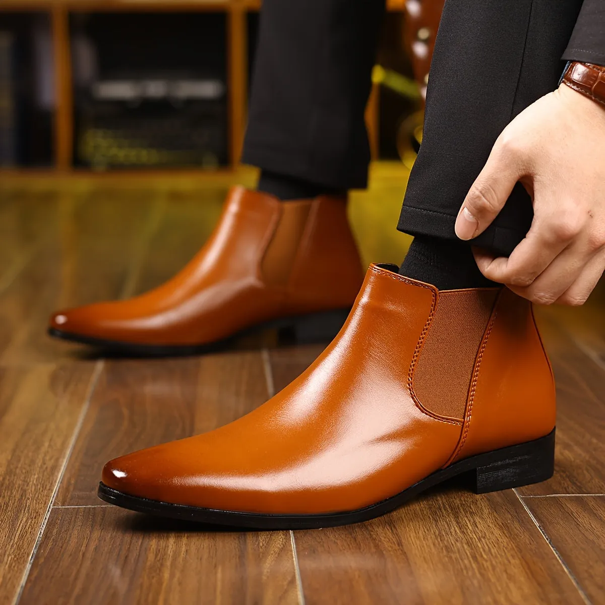 Non Slip Chelsea Boots For Men | Elegant Footwear