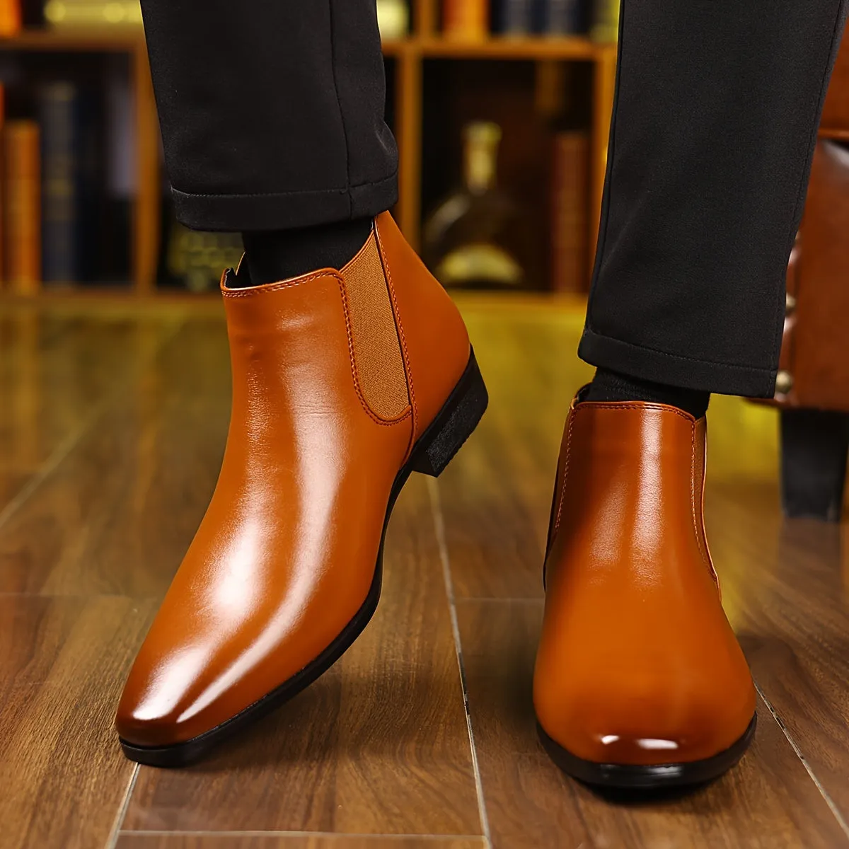 Non Slip Chelsea Boots For Men | Elegant Footwear