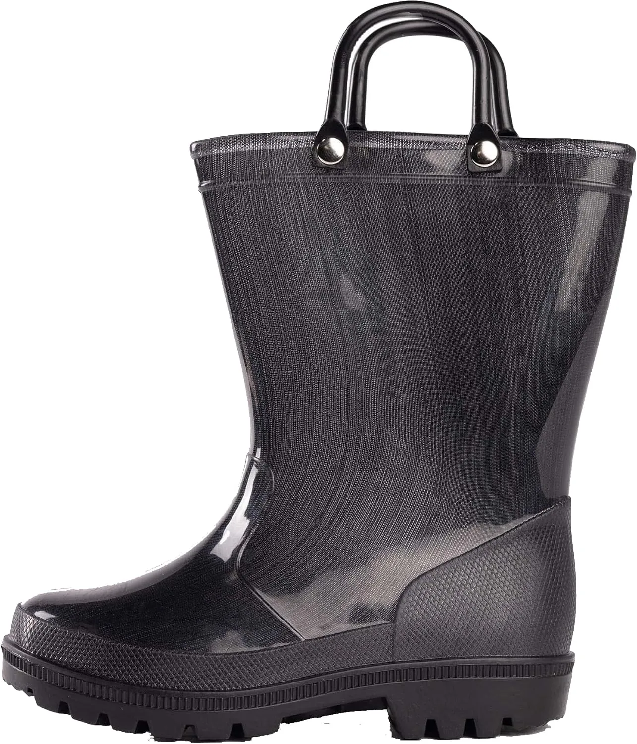 NORTY PVC Rain Boots for Kids - Waterproof PVC Boots Boys and Girls Solid & Printed Rainboots for Toddlers and Kids