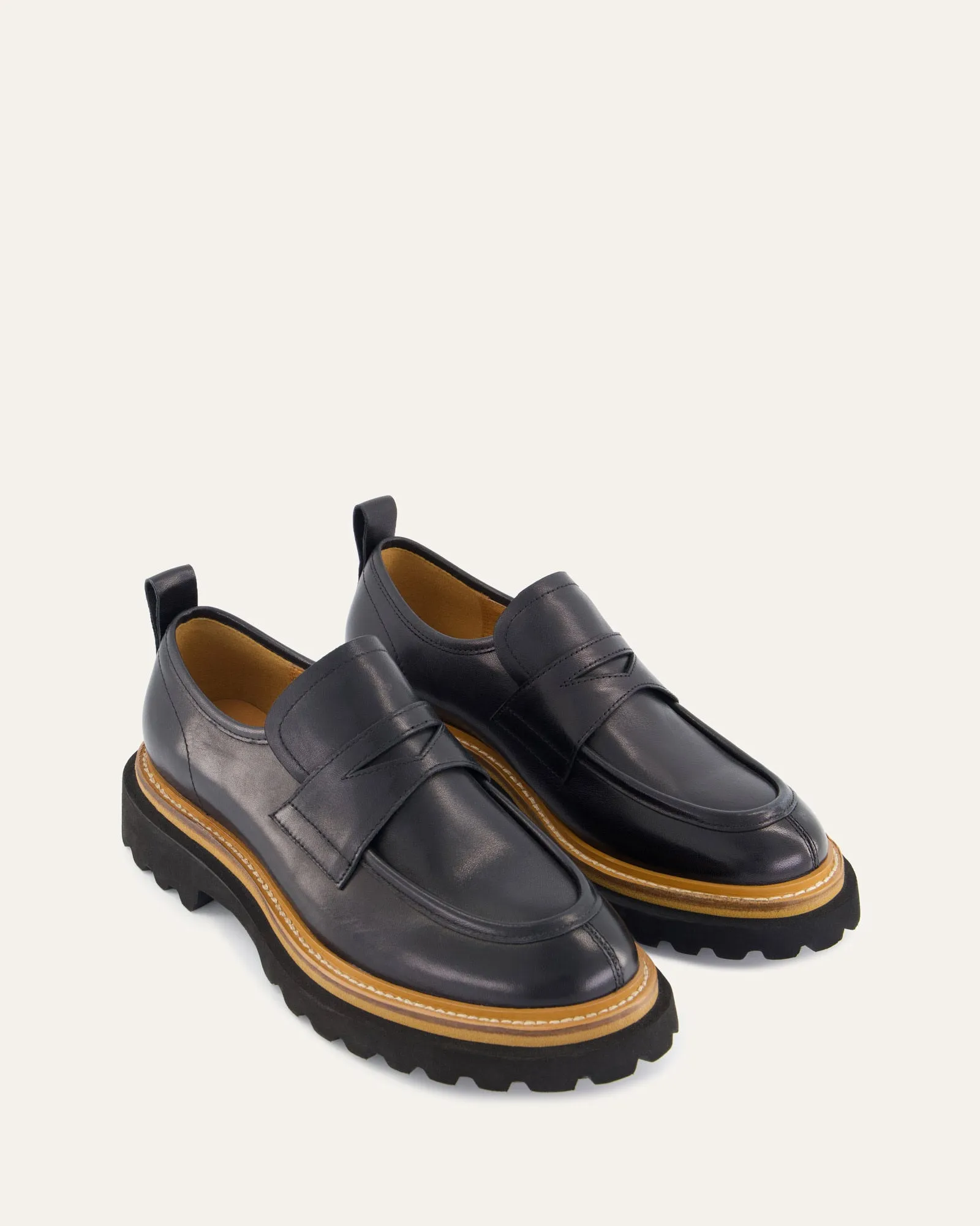 OBI LOAFERS BLACK LEATHER