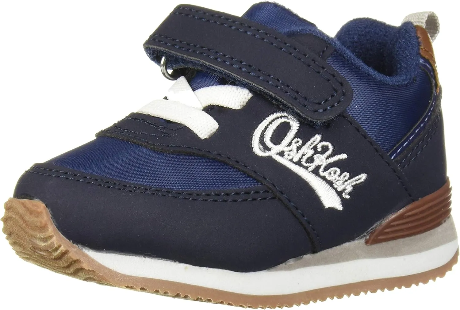 OshKosh B'Gosh Boys' LU Athletic Sneaker, Navy, 5 M US Toddler
