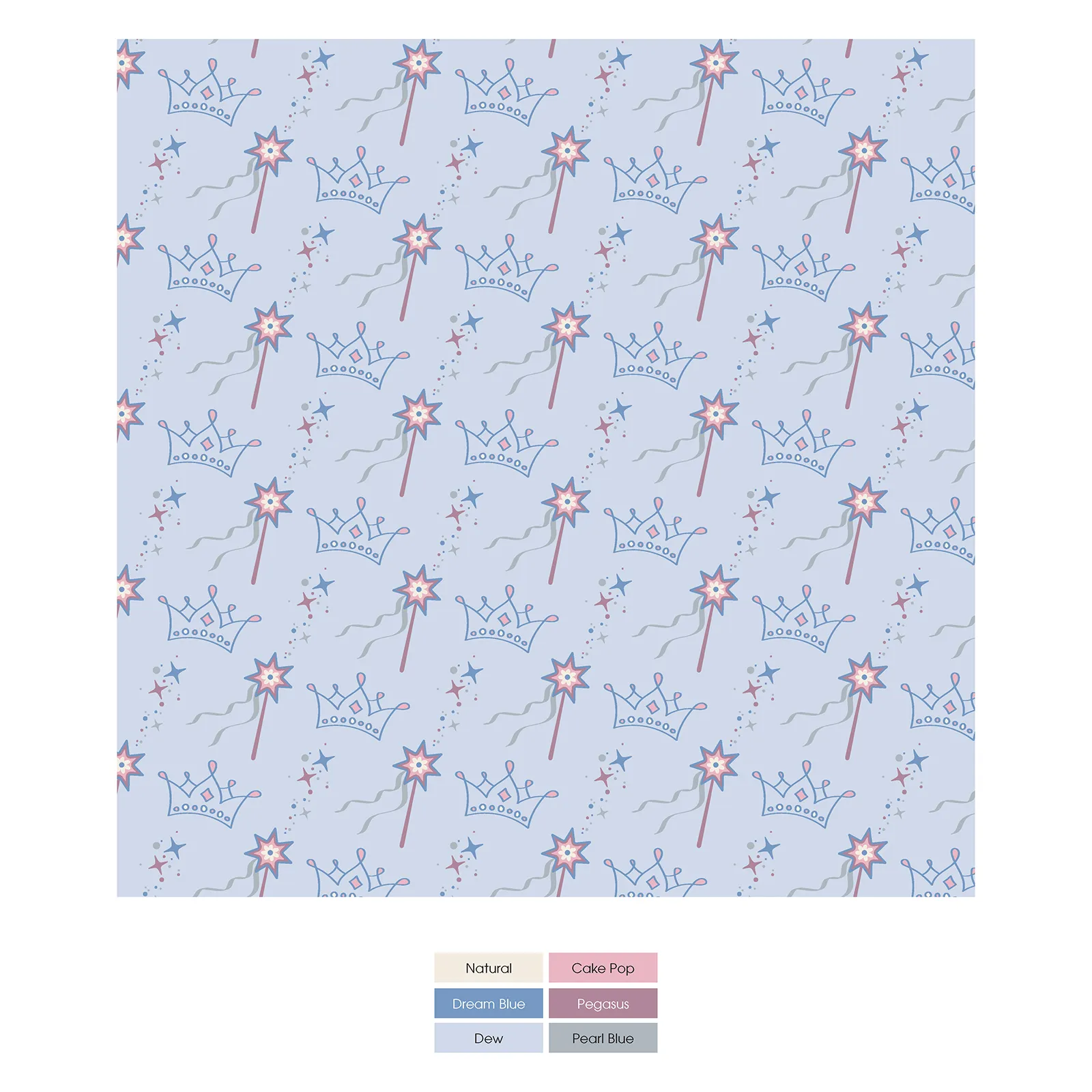 Print Convertible Sleeper with Zipper - Dew Magical Princess