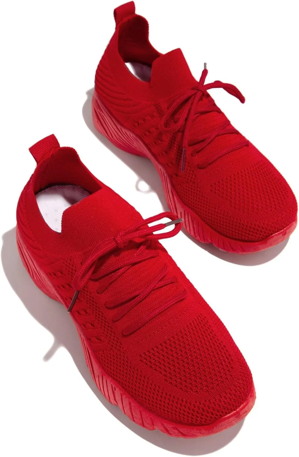 Running Shoes For Women Arch Support Walking Tennis Shoes Slip On Memory Foam Lightweight Non Slip Athletic Sneakers