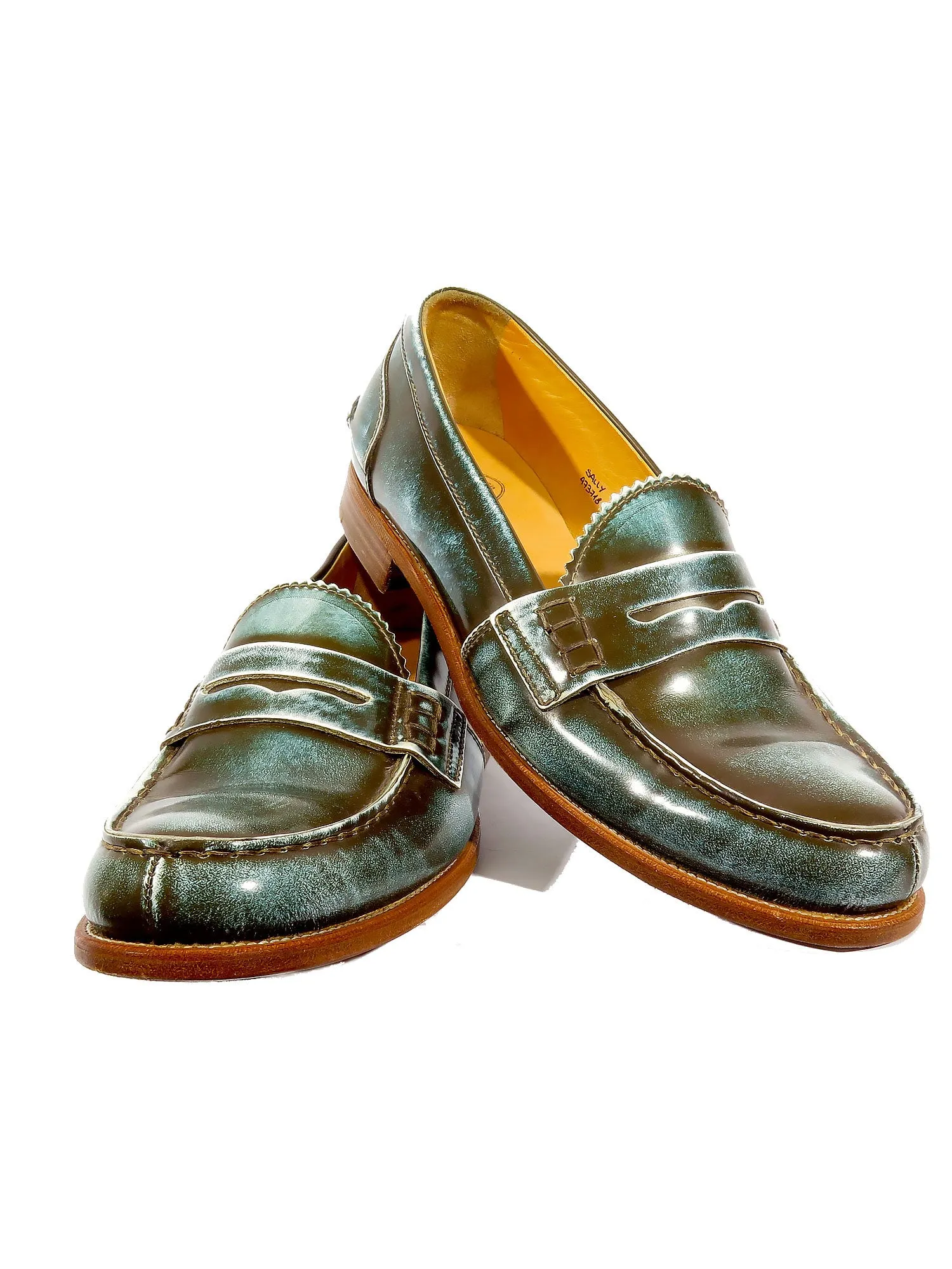 Sally Leather Penny Loafers
