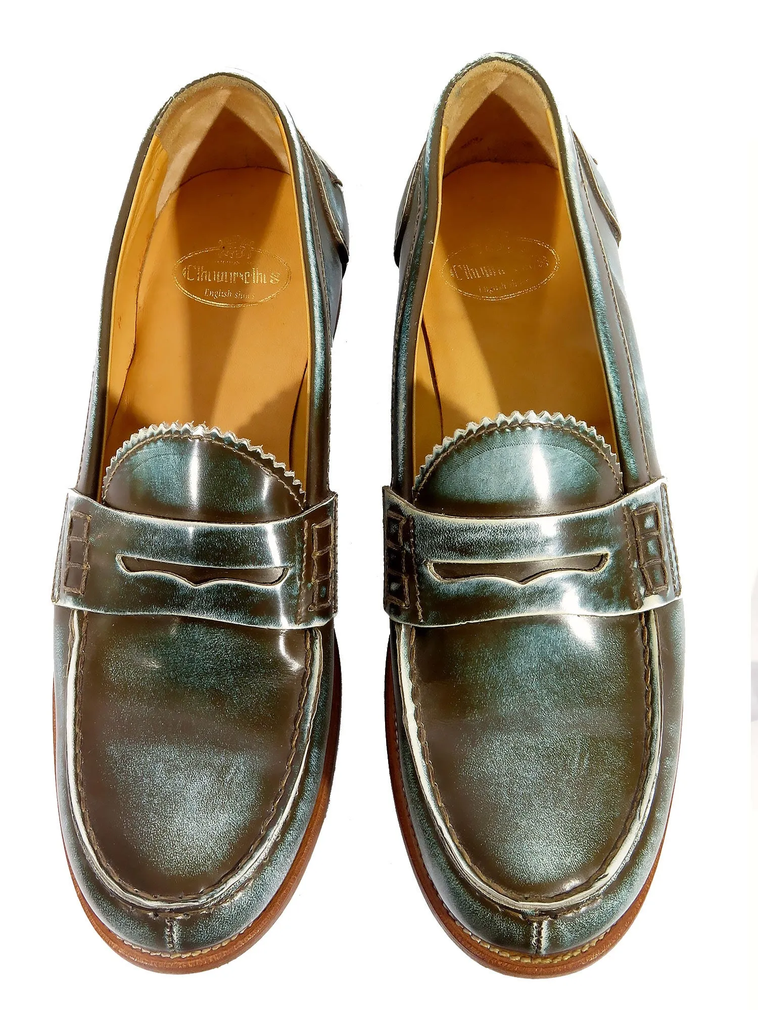 Sally Leather Penny Loafers