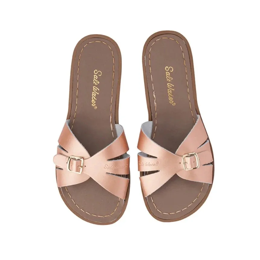 Salt Water Sandals - Youth Classic Slide Rose Gold