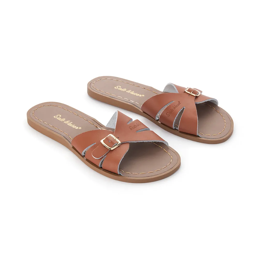 Salt Water Sandals - Youth Classic Slide Tan