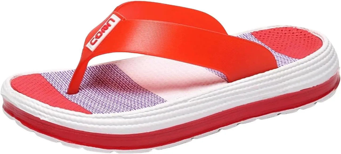 Sandals Slip On Indoor Outdoor Platform Flip Flops For Women Cushioned Thong Sandals With Soft Eva Foam Insole