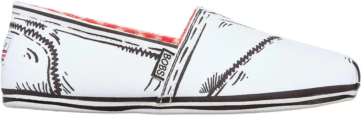 Skechers Women's Bobs Plush-Wag Town Flat