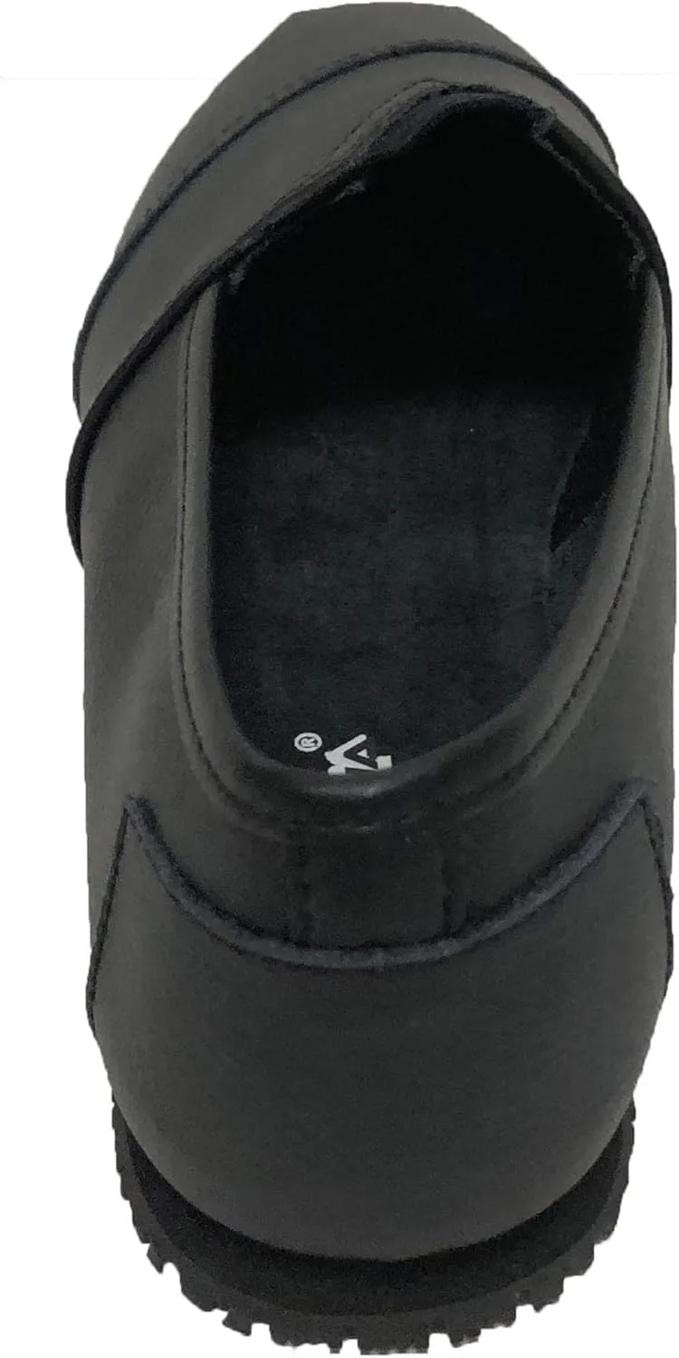Tanleewa Slip and Oil Resistant Non Slip Work Shoes PU Leather Upper Durable Shoes for Women
