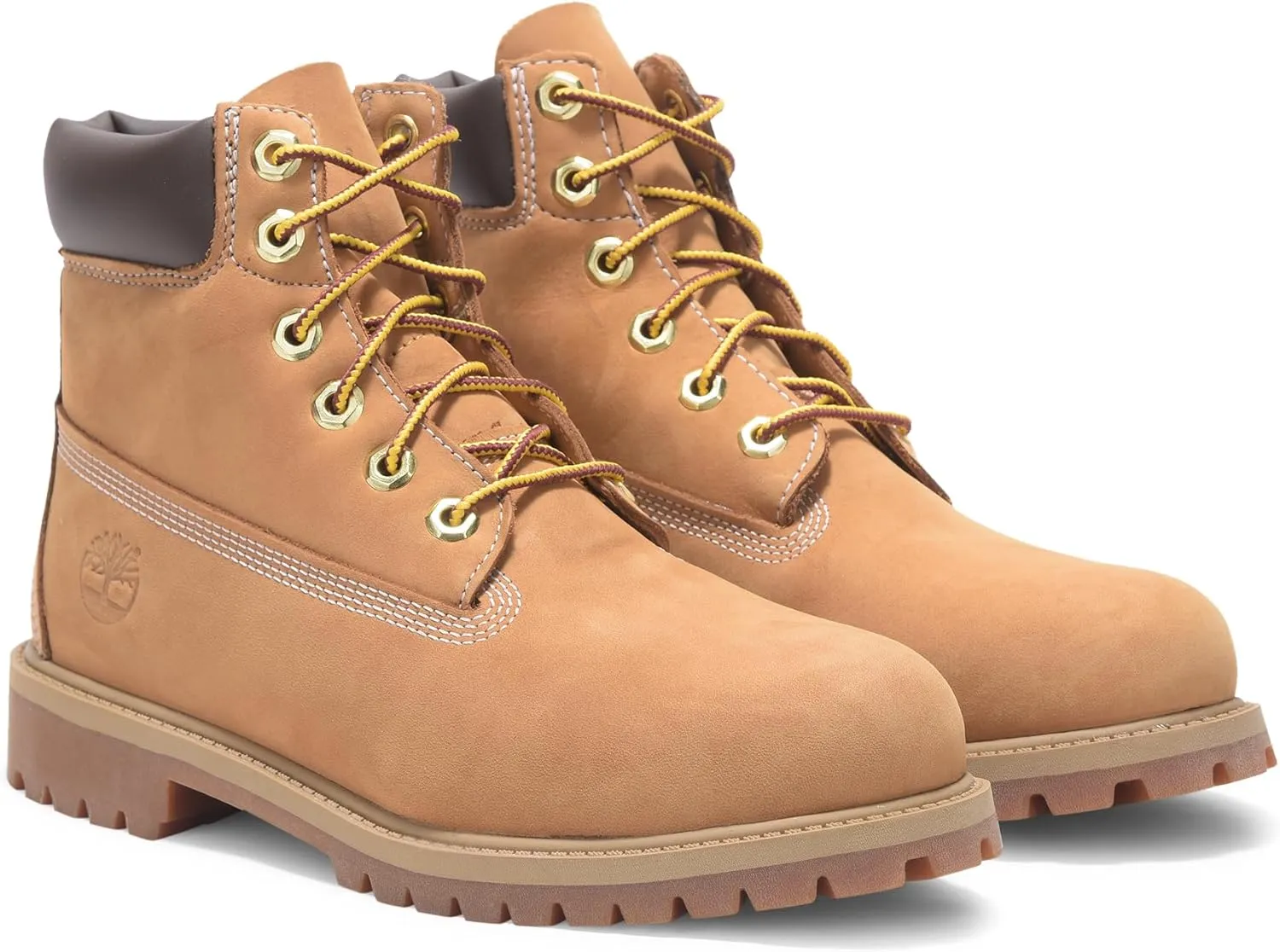 Timberland Kids 6 Inch Premium Waterproof Wheat Boot - 5 W