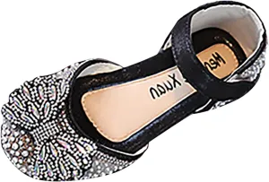 Toddler Sandals Fashion Spring And Summer Girls Dance Shoes Princess Dress Performance Shoes Pearl Slip on Water Shoe
