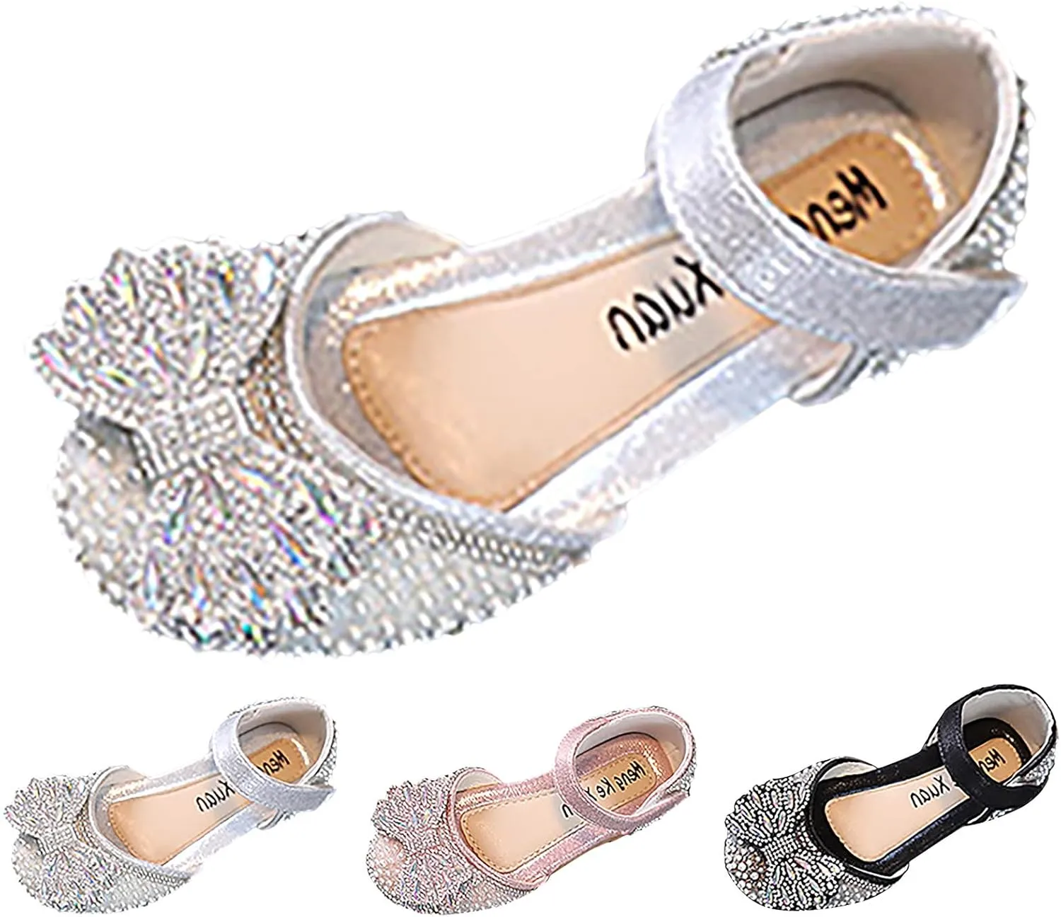 Toddler Sandals Fashion Spring And Summer Girls Dance Shoes Princess Dress Performance Shoes Pearl Slip on Water Shoe