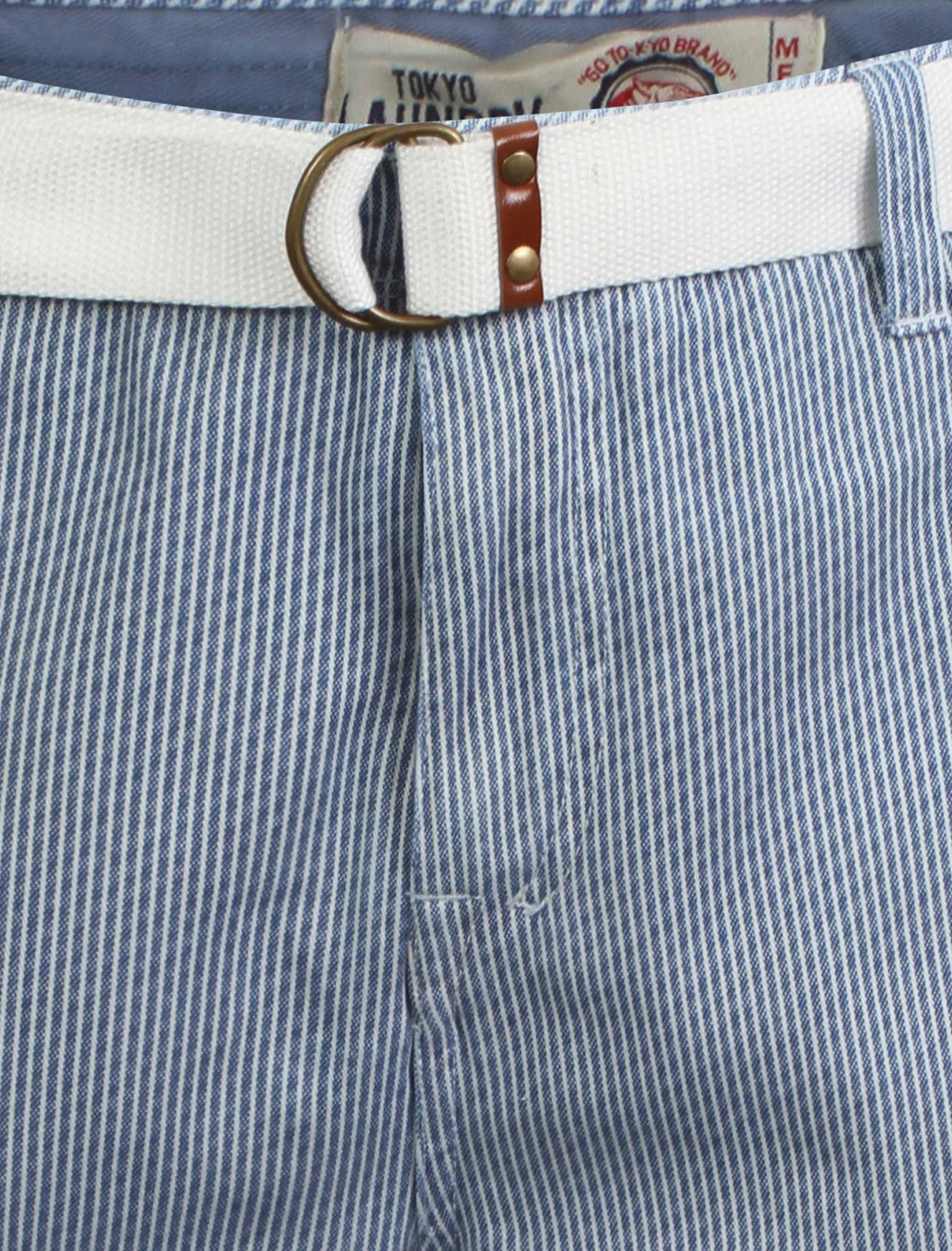 Tokyo Laundry Nico Blue Shorts With Belt
