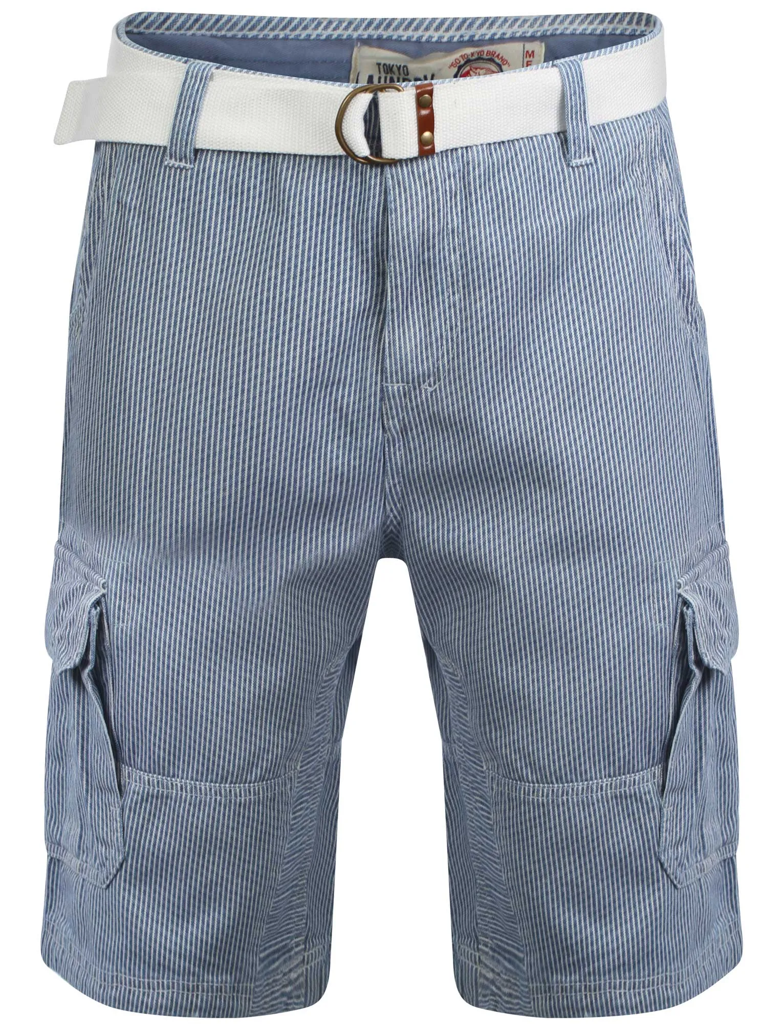 Tokyo Laundry Nico Blue Shorts With Belt