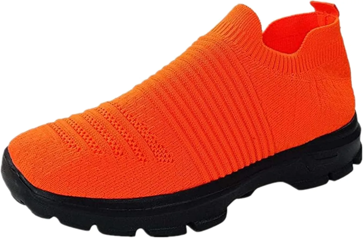 Women's Casual Running Jogging Sneakers, Orange, Size 6-12