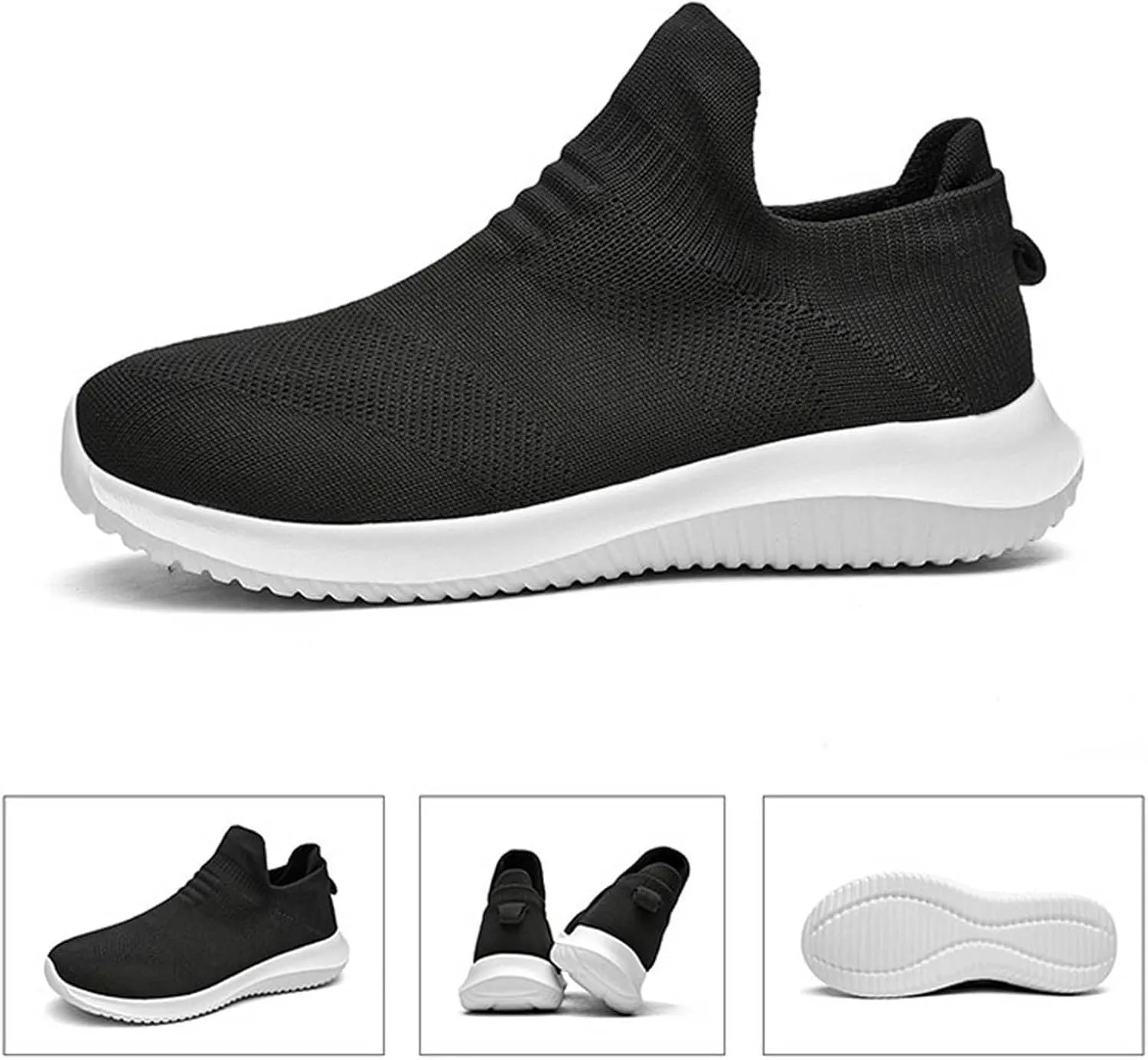 Women's Casual Sneakers Womens Slip On Walking Shoes Non Slip Running Shoes Breathable Workout Shoes Lightweight Sneakers