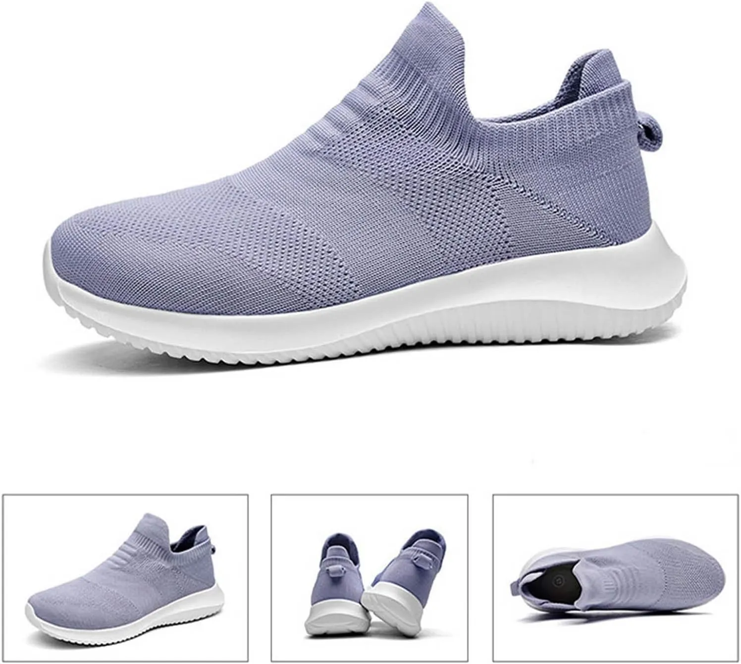 Women's Casual Sneakers Womens Slip On Walking Shoes Non Slip Running Shoes Breathable Workout Shoes Lightweight Sneakers