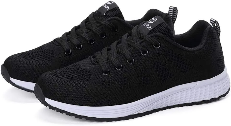 Womens Fashion Walking Running Shoes Breathable Mesh Mens Running Shoes Walking Women's Casual Shoes Brown Sneakers Waterproof Tennis Shoe Trainers Shoe