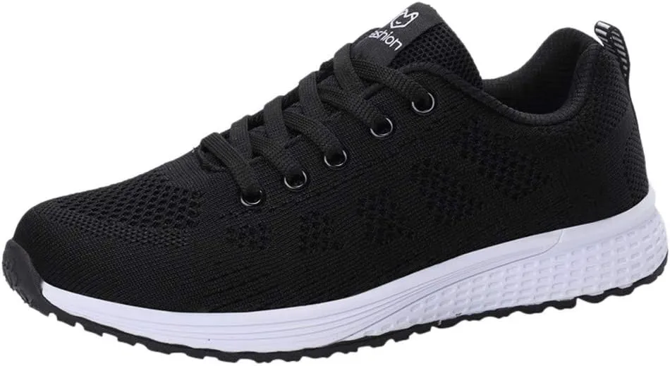 Womens Fashion Walking Running Shoes Breathable Mesh Mens Running Shoes Walking Women's Casual Shoes Brown Sneakers Waterproof Tennis Shoe Trainers Shoe