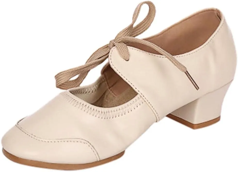 Women's Mary Jane Flats Causal Comfortable Cute Ballet Flats Ladies Dancing Rumba Waltz Prom Ballroom Latin Shoes