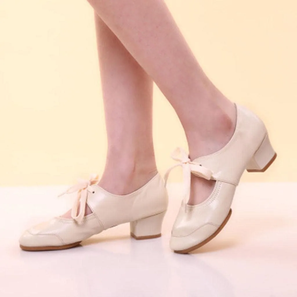 Women's Mary Jane Flats Causal Comfortable Cute Ballet Flats Ladies Dancing Rumba Waltz Prom Ballroom Latin Shoes