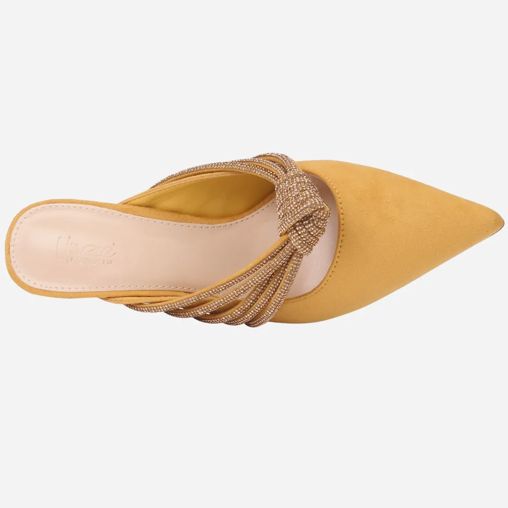 Women's "ZITA" Pointed Slide In Sandals