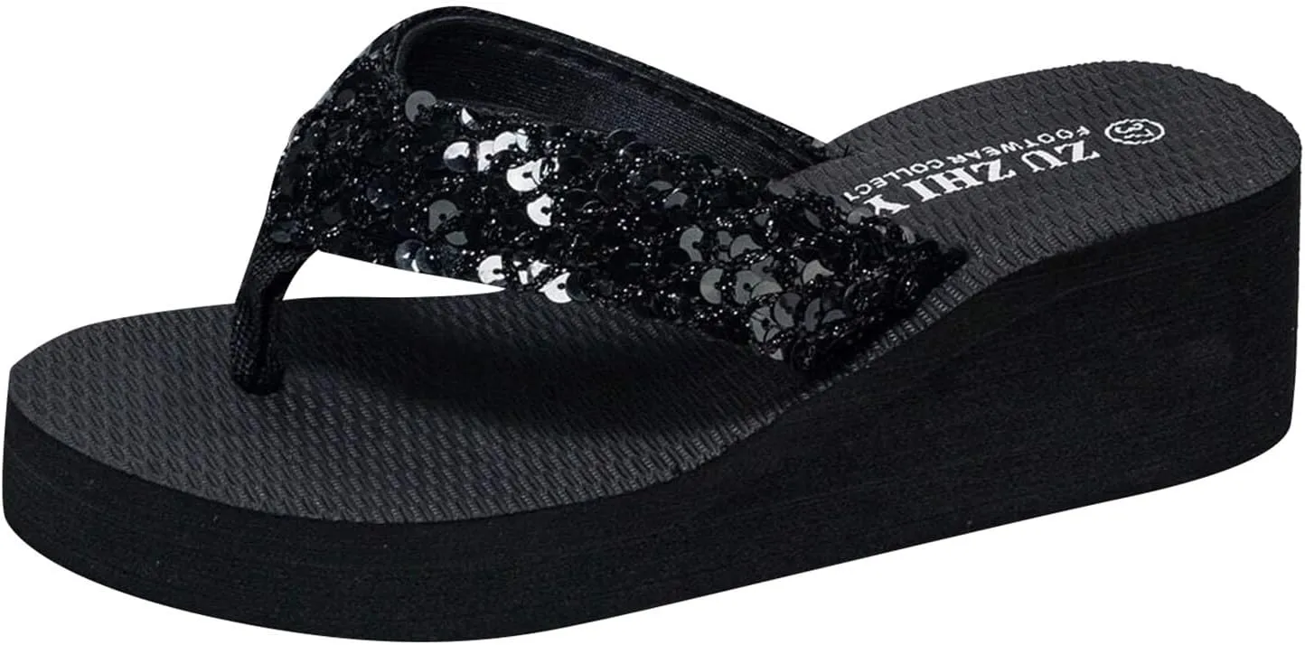 Women's Sandals Flip Flops for Women with Arch Support Womens Shoes Slip on Lightweight Athletic Thong Sandals