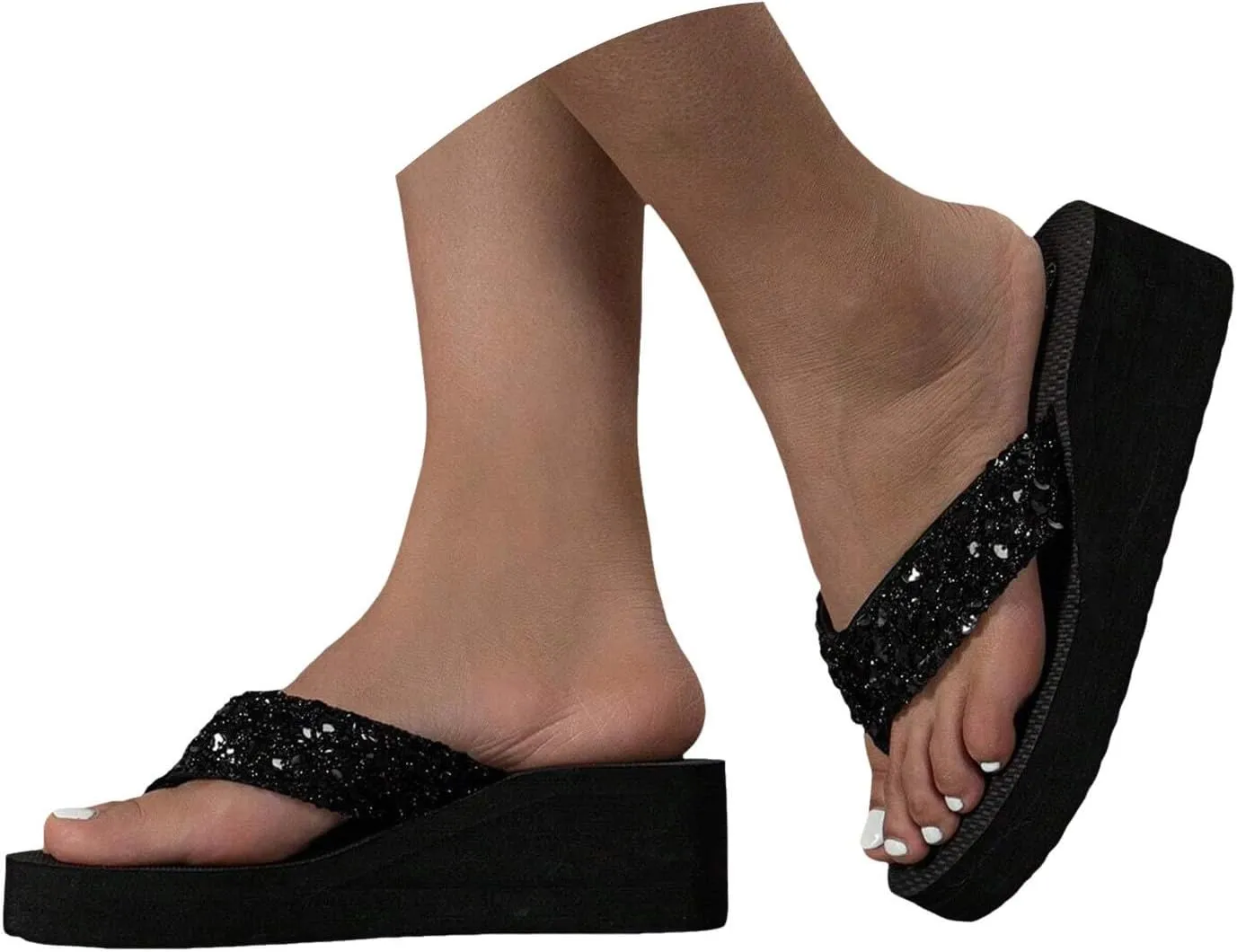 Women's Sandals Flip Flops for Women with Arch Support Womens Shoes Slip on Lightweight Athletic Thong Sandals