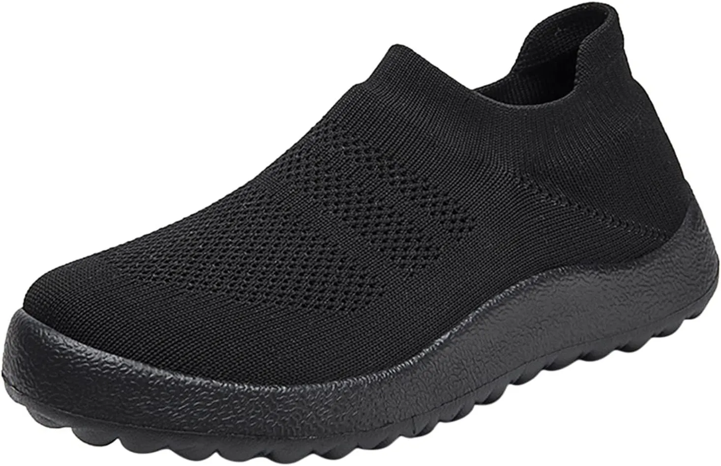 Women's Sneakers Wide Lightweight Work Slip Resistant Breathable Mens Black Running Shoes Women's Loafers with Arch Support Men Sneakers