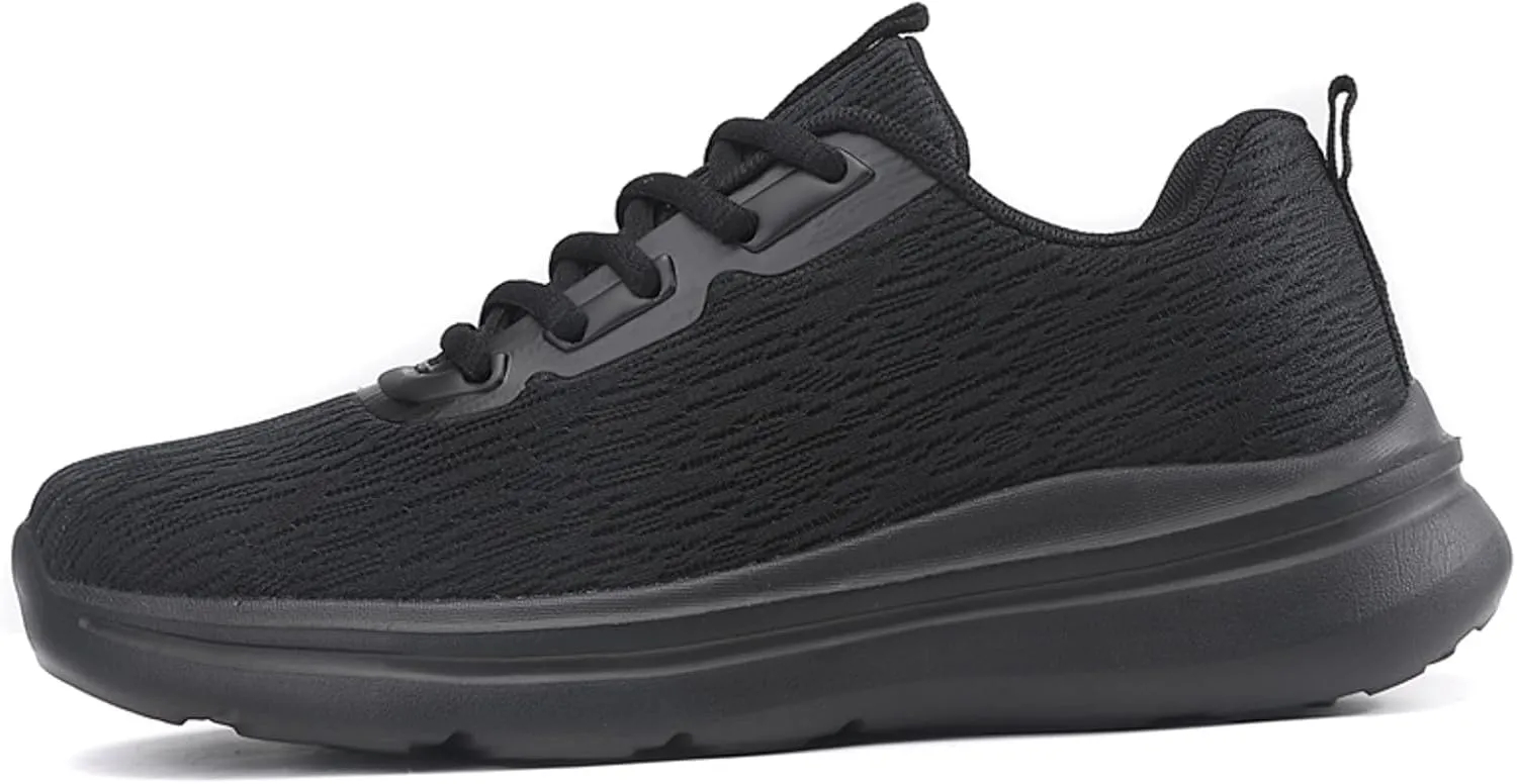 Women's Tennis Shoes Sneakers for Women Casual Breathable Lace Up Walking Shoes Lightweight Non Slip Workout Shoes