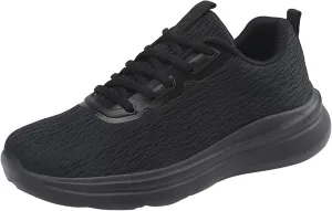 Women's Tennis Shoes Sneakers for Women Casual Breathable Lace Up Walking Shoes Lightweight Non Slip Workout Shoes