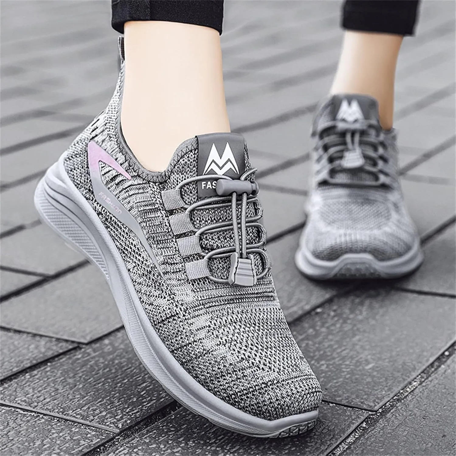 Womens Walking Running Shoes Lightweight Breathable Tennis Shoes Casual Flat Non Slip Athletic Workout Sneakers