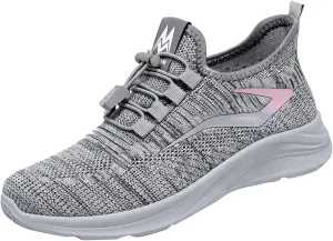 Womens Walking Running Shoes Lightweight Breathable Tennis Shoes Casual Flat Non Slip Athletic Workout Sneakers