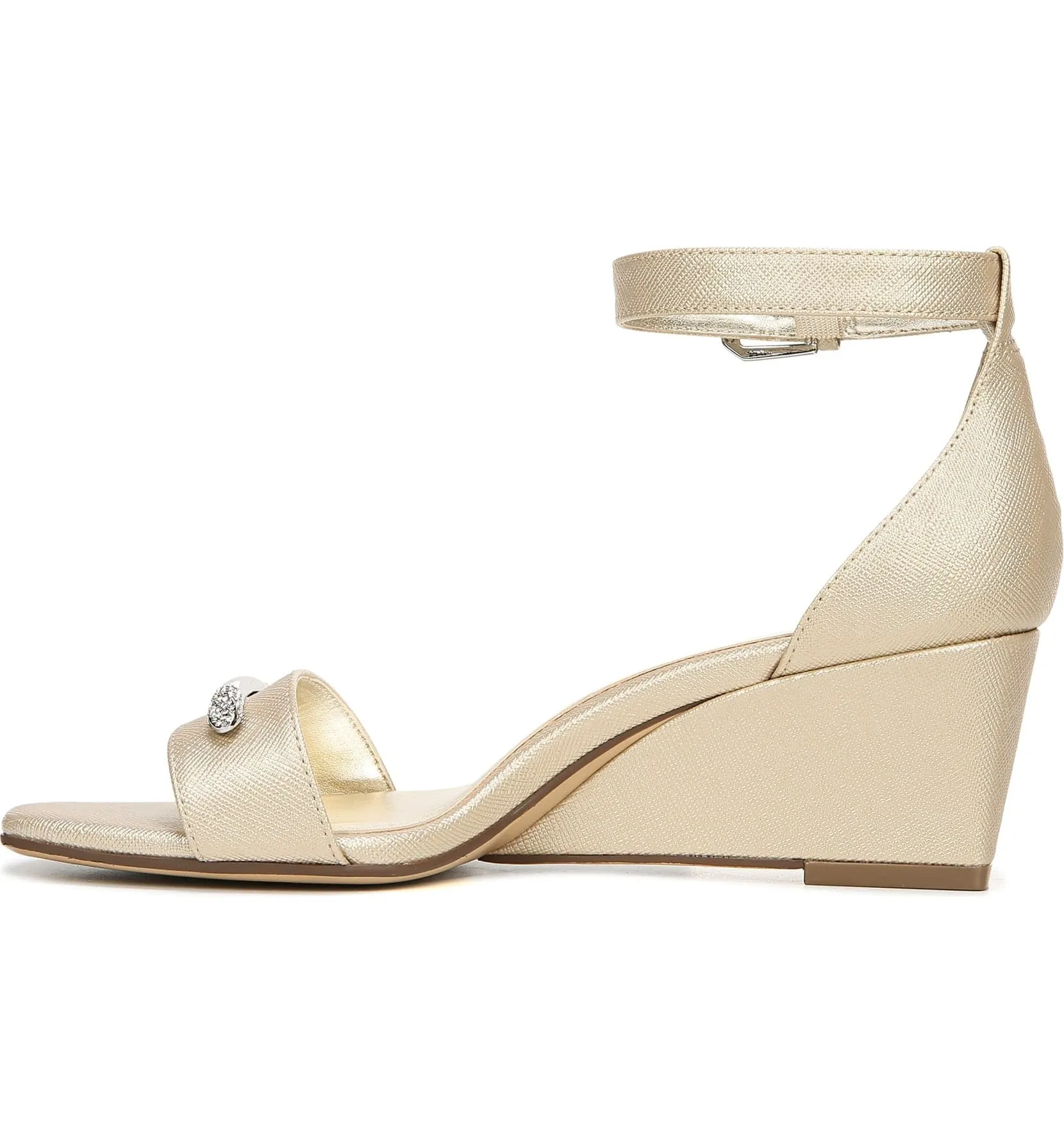 Zenia Light Gold Naturalizer Wedge Sandal